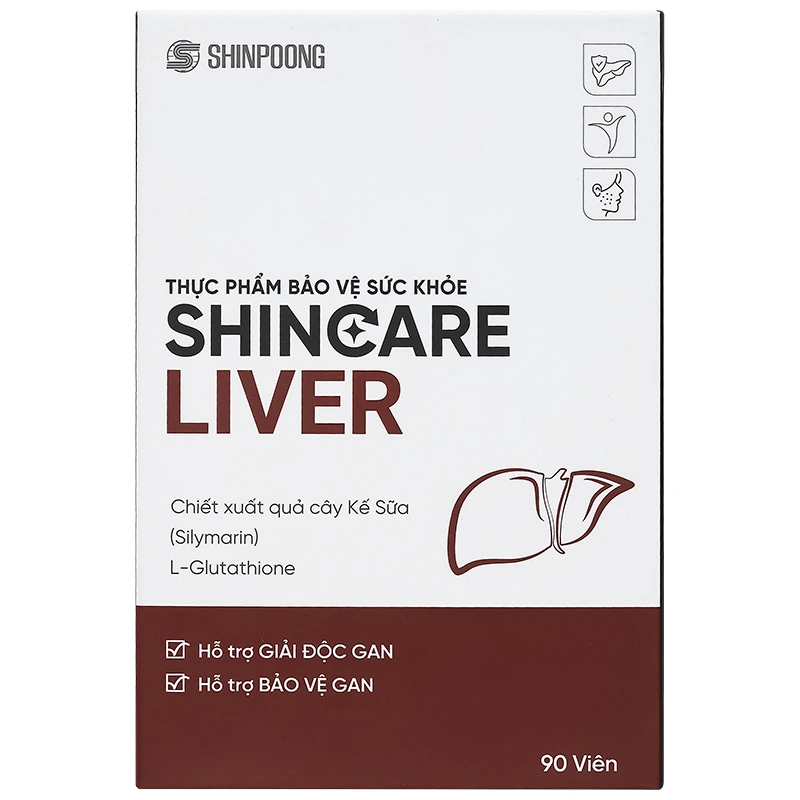 Thực phẩm bảo vệ sức khỏe Shincare Liver lọ 90 viên - 1